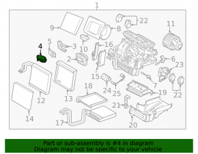 Клапан печки кондиционера Lincoln MKC 17-19