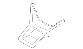 Накладка руля нижняя Kia K5 21-24 хром