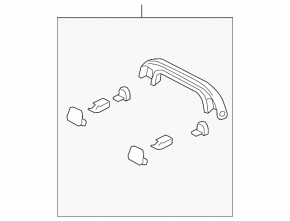Ручка потолка передняя Mazda3 MPS 09-13