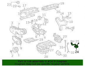 Маслоприемник 3MZ-FE Lexus RX400h 06-08