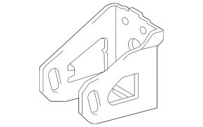 Кронштейн передньої подушки двигуна Toyota Prius 30 10-15