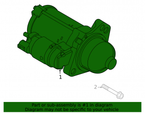 Стартер Kia K5 21-24 1.6T под stop-go