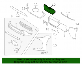 Решітка радіатора grill Subaru Solterra 23-26