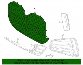 Решетка радиатора grill BMW i4 21-26 shadow line, под камеру