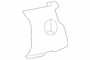 Накладка кнопки Start-Stop Toyota Highlander 14-19 черная