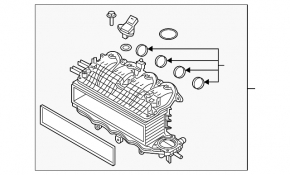 Коллектор впускной VW Jetta 19-21 1.4T