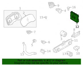 AMPLIFIER-CONTROL,AIR CONDITIONER Nissan Rogue 21-23