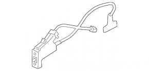Замок лючка бензобака Hyundai Azera 12-17 hybrid
