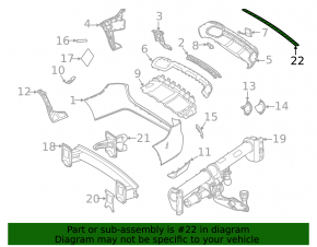 Накладка заднего бампера верхняя Mercedes X167 GLS 450 580 20-26