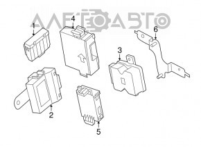 BCM Body Control Module задний Mazda 6 14-17