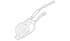 Привод актуатор замка двери багажника BMW X3 F25 11-17