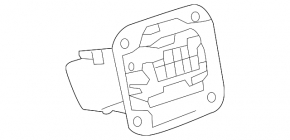 Корпус люка бензобака Toyota Avalon 13-18