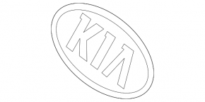 Передній бампер значок значок Kia Niro 17-22