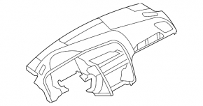 Торпедо передня панель без AIRBAG Audi Q5 8R 13-17