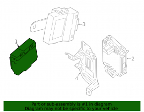 Body control module front Mazda CX-9 16-19