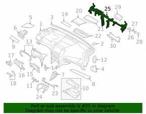 Труба подторпедная усиление Subaru Impreza 17-23 GK