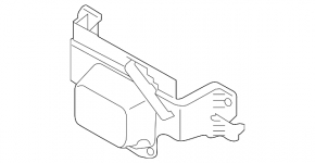 Накладка замка капота Mazda 3 14-18 BM