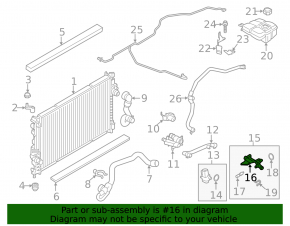 Флянец системы охлаждения Ford Fusion mk5 13-14 1.6T