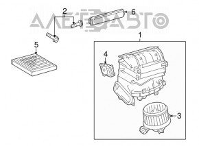 Печка в сборе Toyota Prius V 12-17
