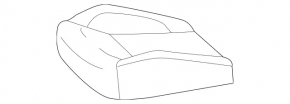 Сидіння водія Mercedes GLS-class X166 13-19 з airbag, електро з пам'яттю, підігрів, шкіра чорна