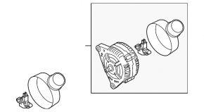 Генератор Audi A5 12-16 2.0 TFSI 180Ah