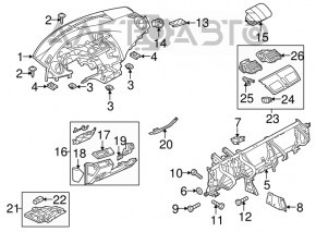 Воздуховод левый Mazda3 MPS 09-13