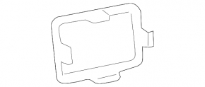 Заглушка дверей багажника нижня Lexus RX350 RX450h 10-15 черн