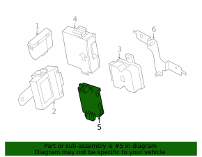 BCM Body Control Module задний Mazda 6 14-17