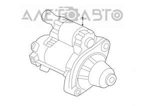 Стартер Honda Accord 13-17
