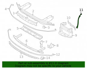 Крепление окуляра правое BMW 7 G11 G12 16-18