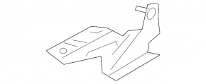 Петля капота права Mitsubishi Lancer 10-17