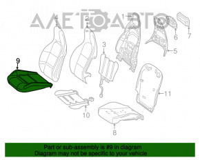 Водительское сидение Mercedes CLA 14-15 с airbag, электро, кожа, серый, потрескана кожа