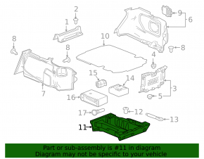 Пенопласт под инструмент Chevrolet Camaro 16-23