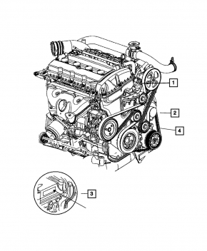 Двигатель Jeep Compass 17-22 2.4 ED6 9ст-акпп