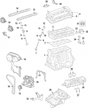 Головка блока цилиндров Ford Escape MK3 13-16 1.6T 121к