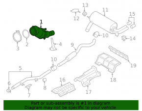 Катализатор верхний BMW 4 F32/33/36 14-16 N26