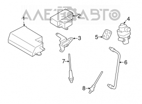 Лямбда-зонд второй Subaru Forester 08-10 SH
