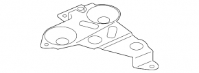 Кронштейн ABS Audi A6 C7 12-15 дорест, нижний