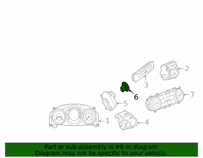 Кнопка Start/Stop Mercedes GLC 16-19