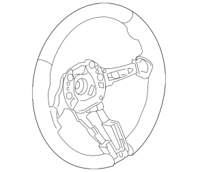 Кермо голе BMW 4 F32/33/36 14-20 шкіра чорна з підігрівом, M Sport
