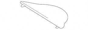 Крышка кармана багажника левая Lexus RX300 98-03 бежевая