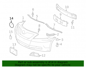 Эмблема TOYOTA передняя Toyota Camry v40 07-09
