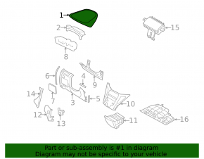 Накладка щитка приборов Hyundai Sonata 11-15 черная