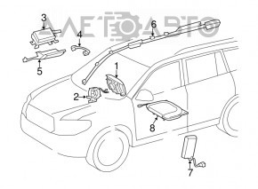 Датчик угла поворота руля Toyota Highlander 14-19