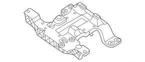 Кронштейн конвертера Volkswagen ID.4 21-26