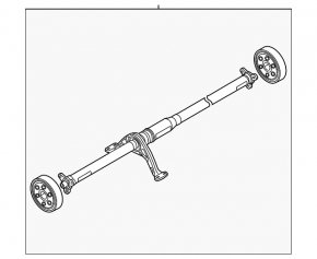 Карданный вал кардан Audi Q3 83A 19-25