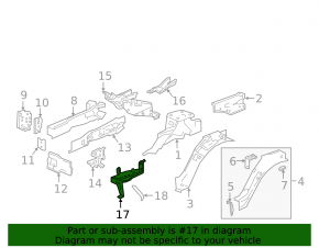 Поддон АКБ Honda Accord 18-22 2.0 hybrid