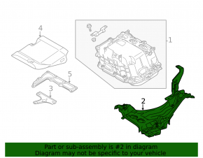Крепление инвертора Toyota Prius 30 10-15