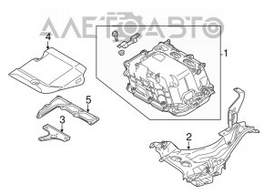 Крепление инвертора Toyota Prius 30 10-15