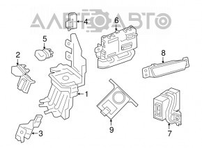 CONTROLLER ASSY-BCM Nissan Leaf 18-19